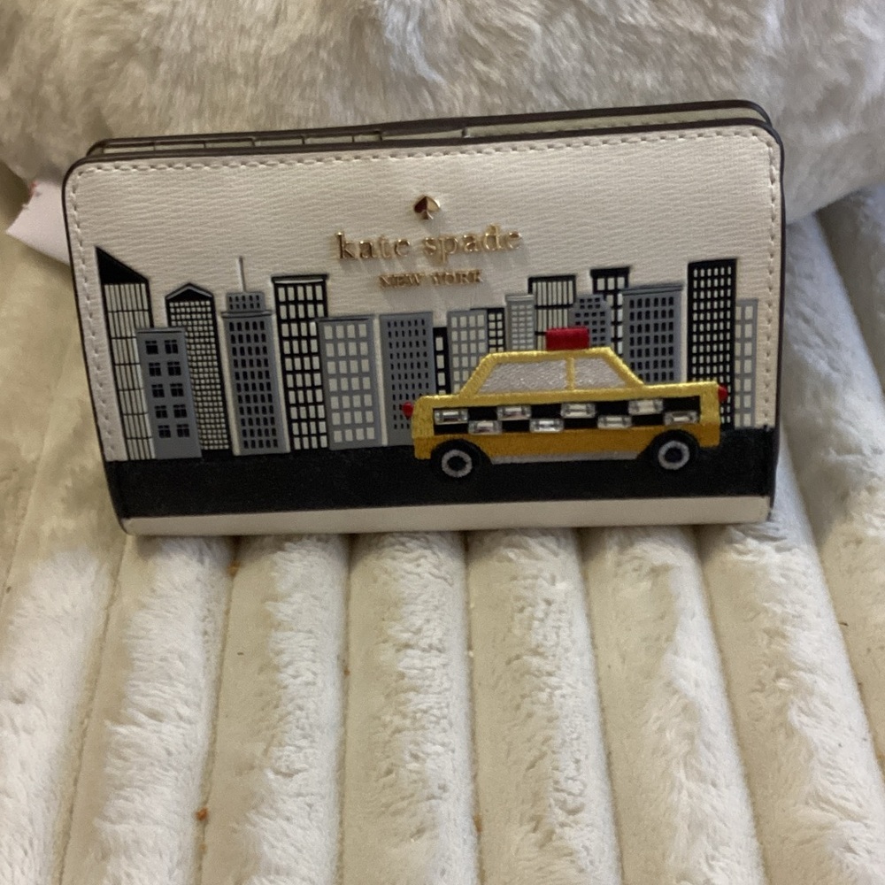 Kate Spade Yellow Taxi Cityscape Wallet - Picture 5 of 5